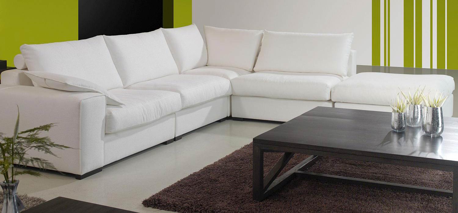 Passe Partout Ziggy, divan d'angle en tissu
