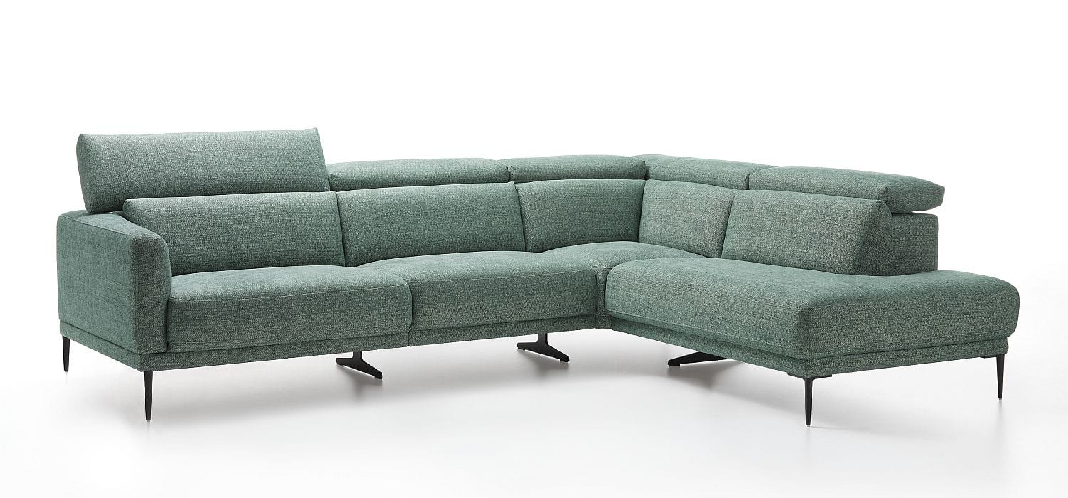 Modèle Kingston Rivoli de ROM, divan en tissu vert pistache